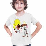 Fashion, accesorii si bijuterii - Copii - Imbracaminte copii - Tricouri copii - Tricou Copii Baieti Speedy Gonzales Slowpoke Rodriguez, alb, marime L Copii - Infinity.ro