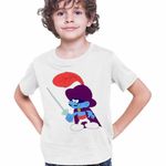 Fashion, accesorii si bijuterii - Copii - Imbracaminte copii - Tricouri copii - Tricou Copii Baieti Strumfii Zorro Spadasin Spaniol CoolTrend, alb, marime S Copii - Infinity.ro