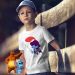 Fashion, accesorii si bijuterii - Copii - Imbracaminte copii - Tricouri copii - Tricou Copii Baieti Strumfii Zorro Spadasin Spaniol CoolTrend, alb, marime S Copii - Infinity.ro