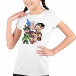 Fashion, accesorii si bijuterii - Copii - Imbracaminte copii - Tricouri copii - Tricou Copii Fete Taffy Mr Bean Creeper Balerina Labubu Harry Potter CoolTrend, alb, marime M Copii - Infinity.ro