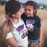 Fashion, accesorii si bijuterii - Copii - Imbracaminte copii - Tricouri copii - Tricou Copii Fete Hamster Gretel Desen Animat CoolTrend, alb, marime XL Copii - Infinity.ro