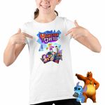 Fashion, accesorii si bijuterii - Copii - Imbracaminte copii - Tricouri copii - Tricou Copii Fete Hamster Gretel Desen Animat CoolTrend, alb, marime XL Copii - Infinity.ro