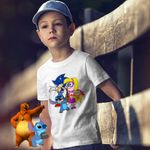 Fashion, accesorii si bijuterii - Copii - Imbracaminte copii - Tricouri copii - Tricou Copii Baieti Hamster Gretel Sonic Stitch CoolTrend, alb, marime XL Copii - Infinity.ro