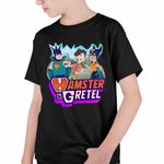 Fashion, accesorii si bijuterii - Copii - Imbracaminte copii - Tricouri copii - Tricou Copii Baieti Kevin Grant Gomez Hamster Gretel CoolTrend, negru, marime XL Copii - Infinity.ro
