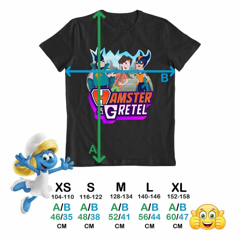 Fashion, accesorii si bijuterii - Copii - Imbracaminte copii - Tricouri copii - Tricou Copii Baieti Kevin Grant Gomez Hamster Gretel CoolTrend, negru, marime XL Copii - Infinity.ro