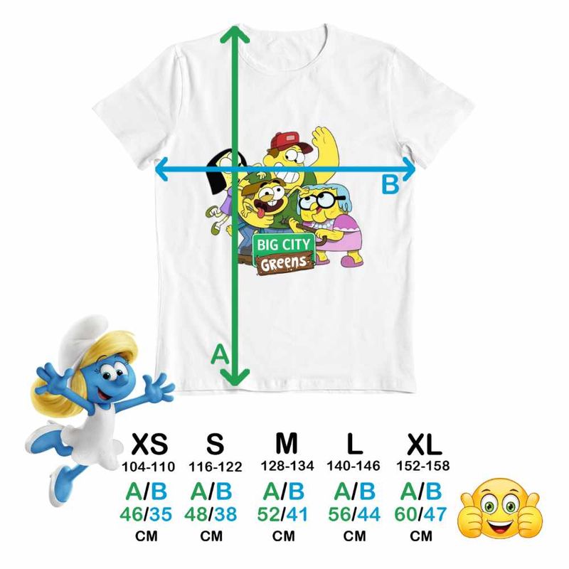 Fashion, accesorii si bijuterii - Copii - Imbracaminte copii - Tricouri copii - Tricou Copii Fete Familia Green la Oras Desene CoolTrend, alb, marime M Copii - Infinity.ro