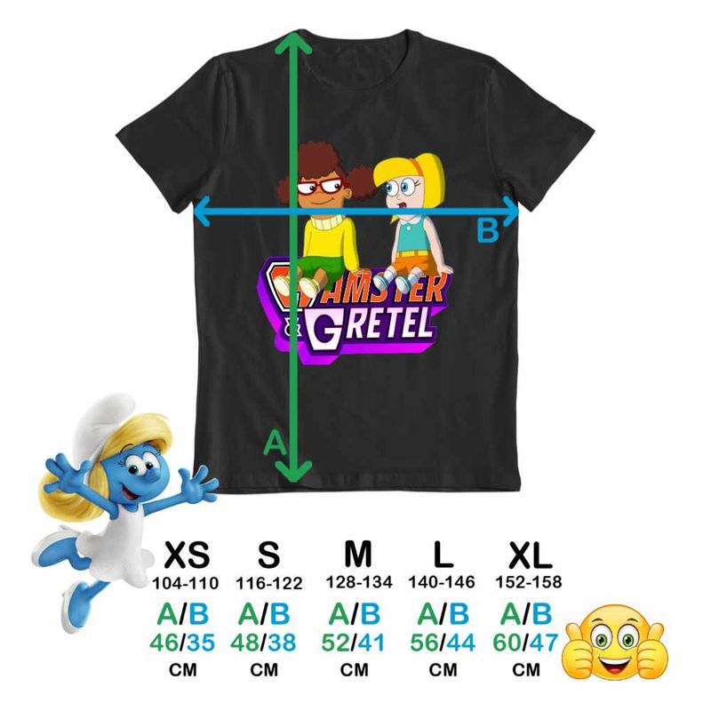 Fashion, accesorii si bijuterii - Copii - Imbracaminte copii - Tricouri copii - Tricou Copii Baieti Bailey Hamster Gretel Prietene CoolTrend, negru, marime M Copii - Infinity.ro