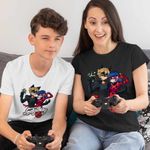 Fashion, accesorii si bijuterii - Copii - Imbracaminte copii - Tricouri copii - Tricou Copii Baieti Desene Buburuza Motanul Noir Miraculos CoolTrend, negru, marime M Copii - Infinity.ro