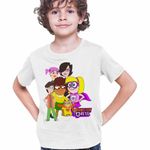 Fashion, accesorii si bijuterii - Copii - Imbracaminte copii - Tricouri copii - Tricou Copii Baieti Hamster Gretel Toata Echipa CoolTrend, alb, marime M Copii - Infinity.ro