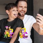 Fashion, accesorii si bijuterii - Copii - Imbracaminte copii - Tricouri copii - Tricou Copii Baieti Hamster Gretel Toata Echipa CoolTrend, alb, marime M Copii - Infinity.ro