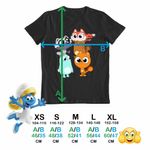 Fashion, accesorii si bijuterii - Copii - Imbracaminte copii - Tricouri copii - Tricou Copii Baieti Kiff Chibi Toti Anime CoolTrend, negru, marime M Copii - Infinity.ro
