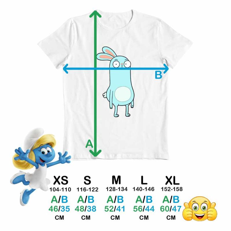 Fashion, accesorii si bijuterii - Copii - Imbracaminte copii - Tricouri copii - Tricou Copii Baieti Barry Buns Kiff Desen Animat CoolTrend, alb, marime XL Copii - Infinity.ro