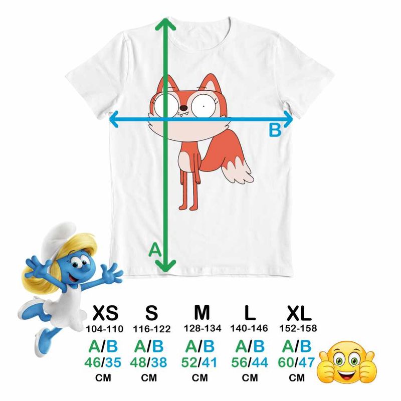 Fashion, accesorii si bijuterii - Copii - Imbracaminte copii - Tricouri copii - Tricou Copii Baieti Candle Fox Kiff Dublat CoolTrend, alb, marime XS Copii - Infinity.ro