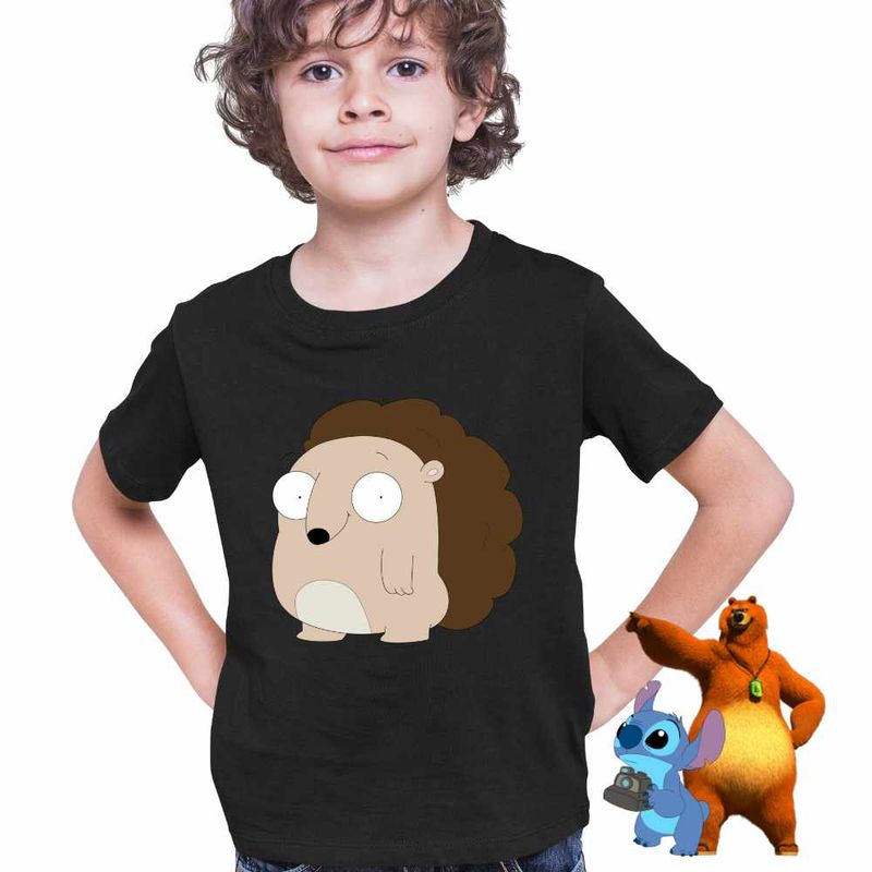 Fashion, accesorii si bijuterii - Copii - Imbracaminte copii - Tricouri copii - Tricou Copii Baieti Trevor Angstrom Kiff Sezon CoolTrend, negru, marime M Copii - Infinity.ro