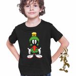 Fashion, accesorii si bijuterii - Copii - Imbracaminte copii - Tricouri copii - Tricou Copii Baieti Marvin Martianul, negru, marime S Copii - Infinity.ro