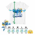 Fashion, accesorii si bijuterii - Copii - Imbracaminte copii - Tricouri copii - Tricou Copii Baieti Strumfii Aventuri CoolTrend, alb, marime XS Copii - Infinity.ro