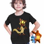Fashion, accesorii si bijuterii - Copii - Imbracaminte copii - Tricouri copii - Tricou Copii Baieti Chester Draculas Vampirul Iepuras CoolTrend, negru, marime M Copii - Infinity.ro