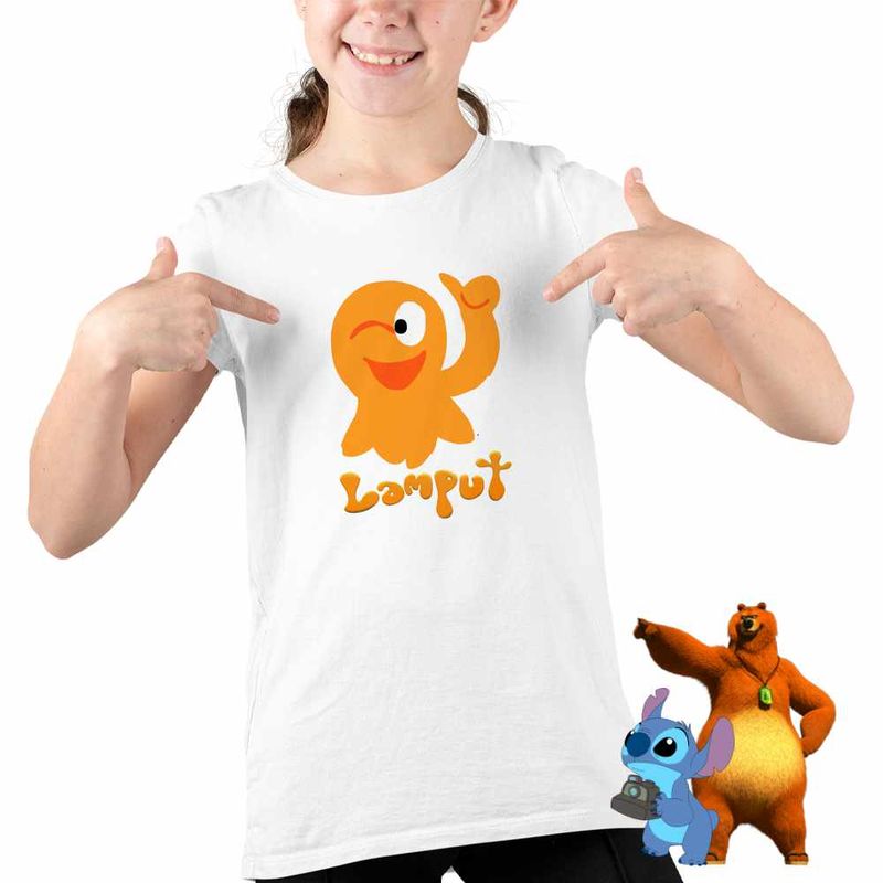 Fashion, accesorii si bijuterii - Copii - Imbracaminte copii - Tricouri copii - Tricou Copii Fete Lamput Laborator CoolTrend, alb, marime L Copii - Infinity.ro