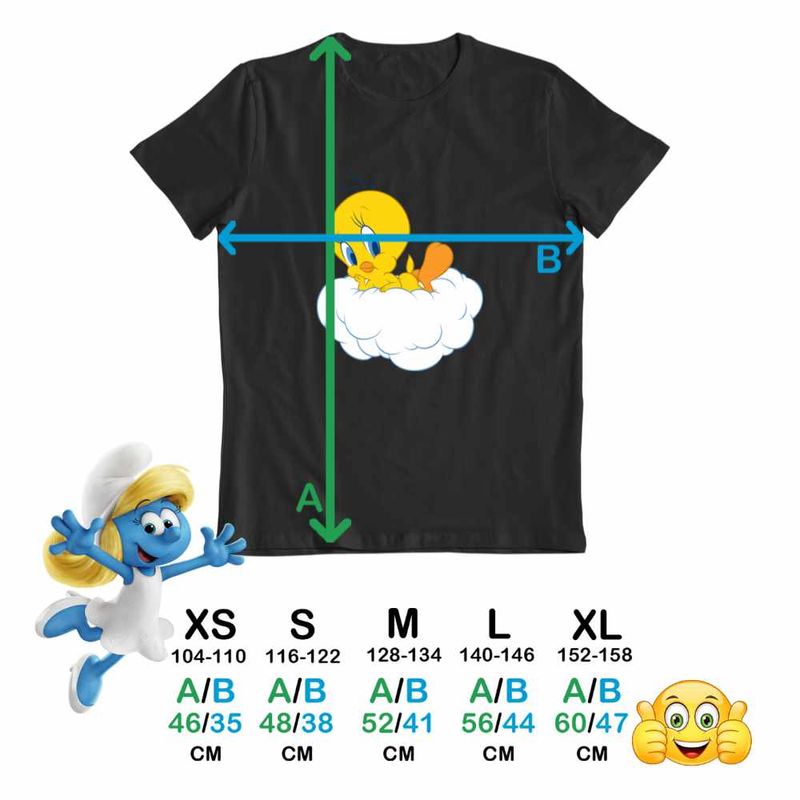 Fashion, accesorii si bijuterii - Copii - Imbracaminte copii - Tricouri copii - Tricou Copii Baieti Tweety Norisor CoolTrend, negru, marime S Copii - Infinity.ro
