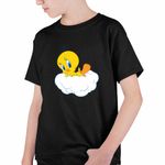 Fashion, accesorii si bijuterii - Copii - Imbracaminte copii - Tricouri copii - Tricou Copii Baieti Tweety Norisor CoolTrend, negru, marime S Copii - Infinity.ro