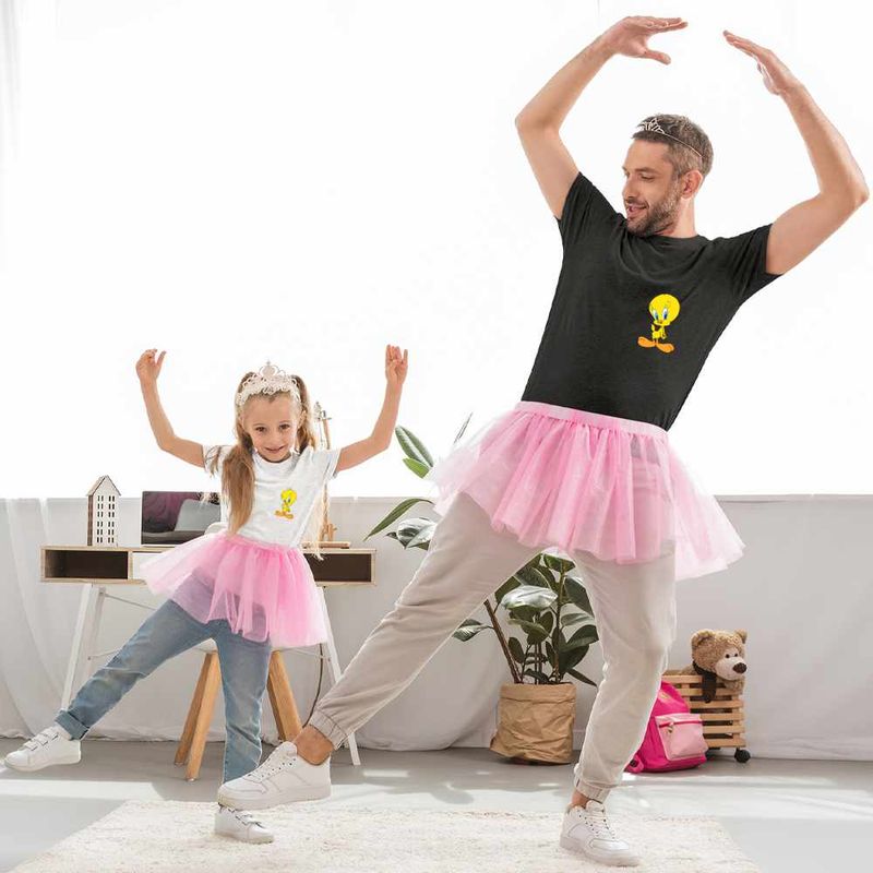 Fashion, accesorii si bijuterii - Copii - Imbracaminte copii - Tricouri copii - Tricou Copii Fete Tweety Looney Tunes CoolTrend, negru, marime XL Copii - Infinity.ro