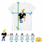 Fashion, accesorii si bijuterii - Copii - Imbracaminte copii - Tricouri copii - Tricou Copii Fete Johnny Bravo Batut Ciufulit, alb, marime XS Copii - Infinity.ro