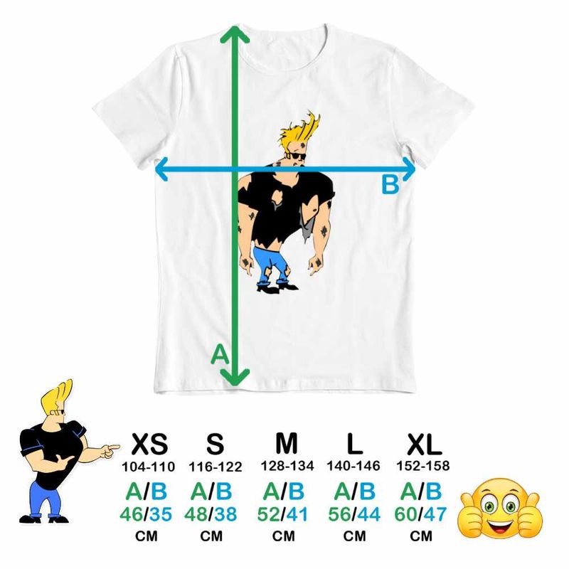 Fashion, accesorii si bijuterii - Copii - Imbracaminte copii - Tricouri copii - Tricou Copii Fete Johnny Bravo Batut Ciufulit, alb, marime XS Copii - Infinity.ro