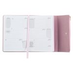 Carti si Birotica - Papetarie - Agende si calendare - Agende si carnete - Agenda A5 cu Husa cu Fermoar, 96 File, Roz - Infinity.ro