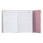 Carti si Birotica - Papetarie - Agende si calendare - Agende si carnete - Agenda A5 cu Husa cu Fermoar, 96 File, Roz - Infinity.ro