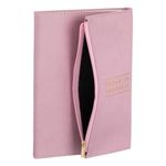 Carti si Birotica - Papetarie - Agende si calendare - Agende si carnete - Agenda A5 cu Husa cu Fermoar, 96 File, Roz - Infinity.ro