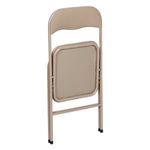 Casa si Gradina - Mobilier - Scaune si fotolii - Scaune - Scaun Metalic Pliabil Taupe 47x43.5x80cm - Infinity.ro