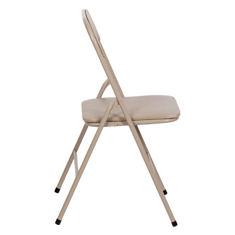 Casa si Gradina - Mobilier - Scaune si fotolii - Scaune - Scaun Metalic Pliabil Taupe 47x43.5x80cm - Infinity.ro