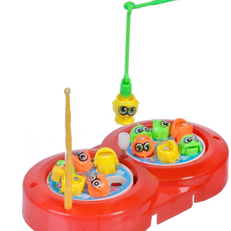 Jucarii, Copii si Bebe - Jucarii si jocuri - Jocuri si puzzle - Jocuri de societate - Joc de Pescuit pentru Copii, 12 Piese, Plastic, Rosu - Infinity.ro