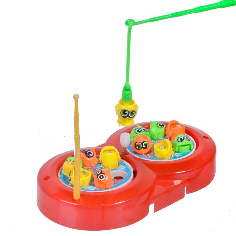 Jucarii, Copii si Bebe - Jucarii si jocuri - Jocuri si puzzle - Jocuri de societate - Joc de Pescuit pentru Copii, 12 Piese, Plastic, Rosu - Infinity.ro
