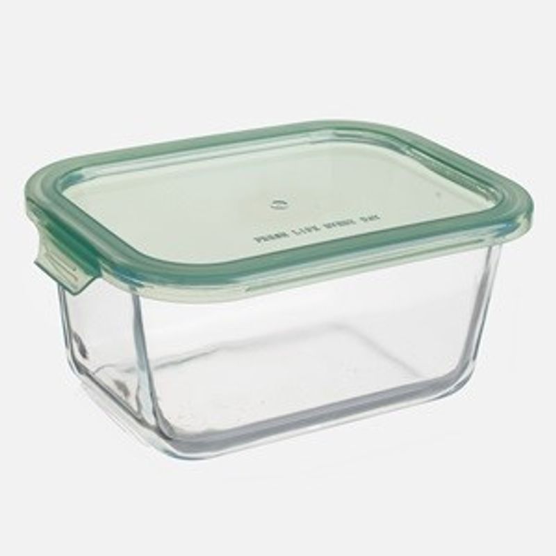 Casa si Gradina - Bucatarie si vesela - Cani si pahare - Sticle - Caserola din Sticla cu Capac Verde 900ml - Infinity.ro
