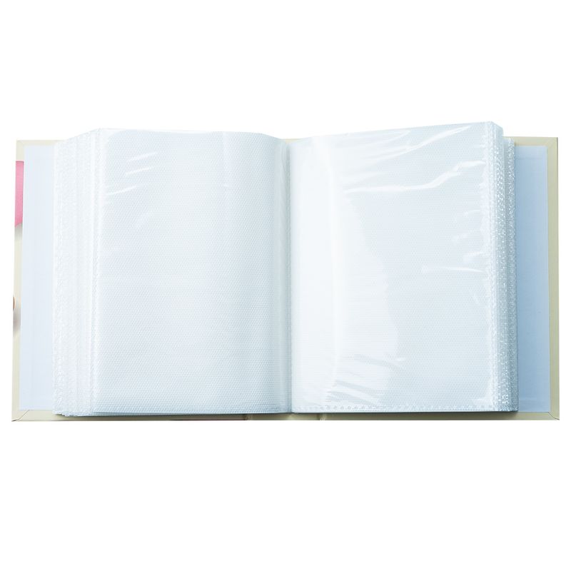 Market - Cadouri - Rame si albume foto - Album Foto 100 Poze 10x15 cm cu Toc de Protectie, Model Inimioare, Buzunare Slip-in - Infinity.ro
