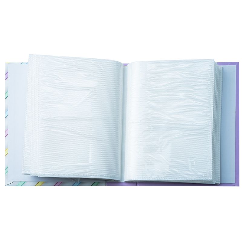 Market - Cadouri - Rame si albume foto - Album Foto 40 Poze 10x15 cm cu Toc de Protectie, Model Inimioare Pastel, Buzunare Slip-in - Infinity.ro