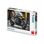 Jucarii, Copii si Bebe - Jucarii si jocuri - Jocuri si puzzle - Puzzle - Puzzle 500 Piese DINO TOYS Motocicleta Cafe Racer, Finisaj Metalic, Format Orizontal 47 x 33 cm, Fabricat in Cehia - Infinity.ro