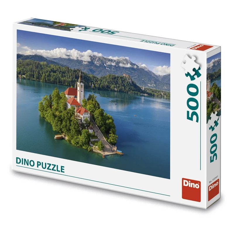 Jucarii, Copii si Bebe - Jucarii si jocuri - Jocuri si puzzle - Puzzle - Puzzle 500 Piese DINO TOYS Lacul Bled Slovenia, Peisaj Natura - Infinity.ro
