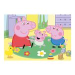 Jucarii, Copii si Bebe - Jucarii si jocuri - Jocuri si puzzle - Puzzle - Set 2 Puzzle DINO TOYS Peppa Pig: Acasa (24 + 48 Piese), Carton Durabil Certificat FSC, Fabricat in Cehia - Infinity.ro