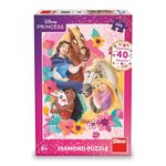 Jucarii, Copii si Bebe - Jucarii si jocuri - Jocuri si puzzle - Puzzle - Puzzle 200 Piese DINO TOYS Printese Disney cu 40 Pietricele Decor si Adeziv Inclus - Infinity.ro