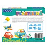 Carti si Birotica - Rechizite - Plastilina - Set Plastilina Modelatoare 12 Culori NEBO cu 3 Forme Vehicule, Extra Moale, Reutilizabila si Rehidratabila - Infinity.ro