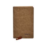Carti si Birotica - Papetarie - Agende si calendare - Agende si carnete - Agenda A6 Pocket Nedatata NEBO, Coperta Buretata Cartonata, 100 Pagini Dictando, Margini Aurii si Semn de Carte - Infinity.ro