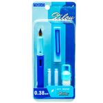 Carti si Birotica - Birotica - Instrumente de scris - Pixuri si stilouri - Stilou cu Cerneala Termosensibila Albastru NEBO, Penita EF 0.38 mm Curcubeu, Grip Ergonomic, 2 Patroane si Burete - Infinity.ro