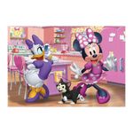 Jucarii, Copii si Bebe - Jucarii si jocuri - Jocuri si puzzle - Puzzle - Set 2 Puzzle Disney Minnie Mouse Dino Toys - 24 si 48 Piese, Figaro si Daisy Duck, 26.4x18.1 cm - Infinity.ro