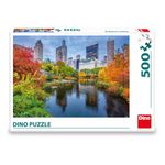 Jucarii, Copii si Bebe - Jucarii si jocuri - Jocuri si puzzle - Puzzle - Puzzle 500 piese Dino Toys - Peisaj Central Park New York, Toamna in Metropola, 47x33 cm - Infinity.ro