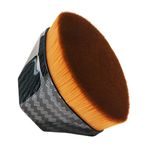 Ingrijire personala si Cosmetice - Machiaj - Aplicatoare si pensule machiaj - Pensula kabuki plata pentru fond de ten, Daemi, negru 6x3.8x4.2 cm, Cutie Protectie - Infinity.ro