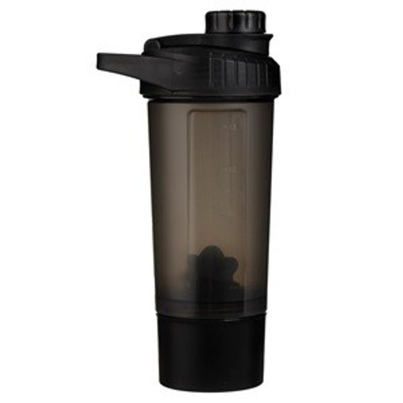 Casa si Gradina - Bucatarie si vesela - Accesorii bar - Shakere - Sticla Shaker Sport 500ml, Neagra, fara BPA - Infinity.ro
