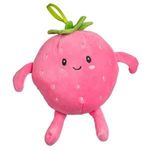 Jucarii, Copii si Bebe - Jucarii si jocuri - Jucarii de plus - Jucarie de plus Capsuna, 15 cm, Roz - Infinity.ro