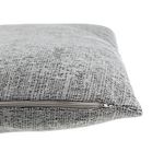 Casa si Gradina - Textile si covoare - Perne si pilote - Perne decorative - Perna decorativa patrata din chenille, Gri, 52x52cm, 2 fete cu fermoar - Infinity.ro